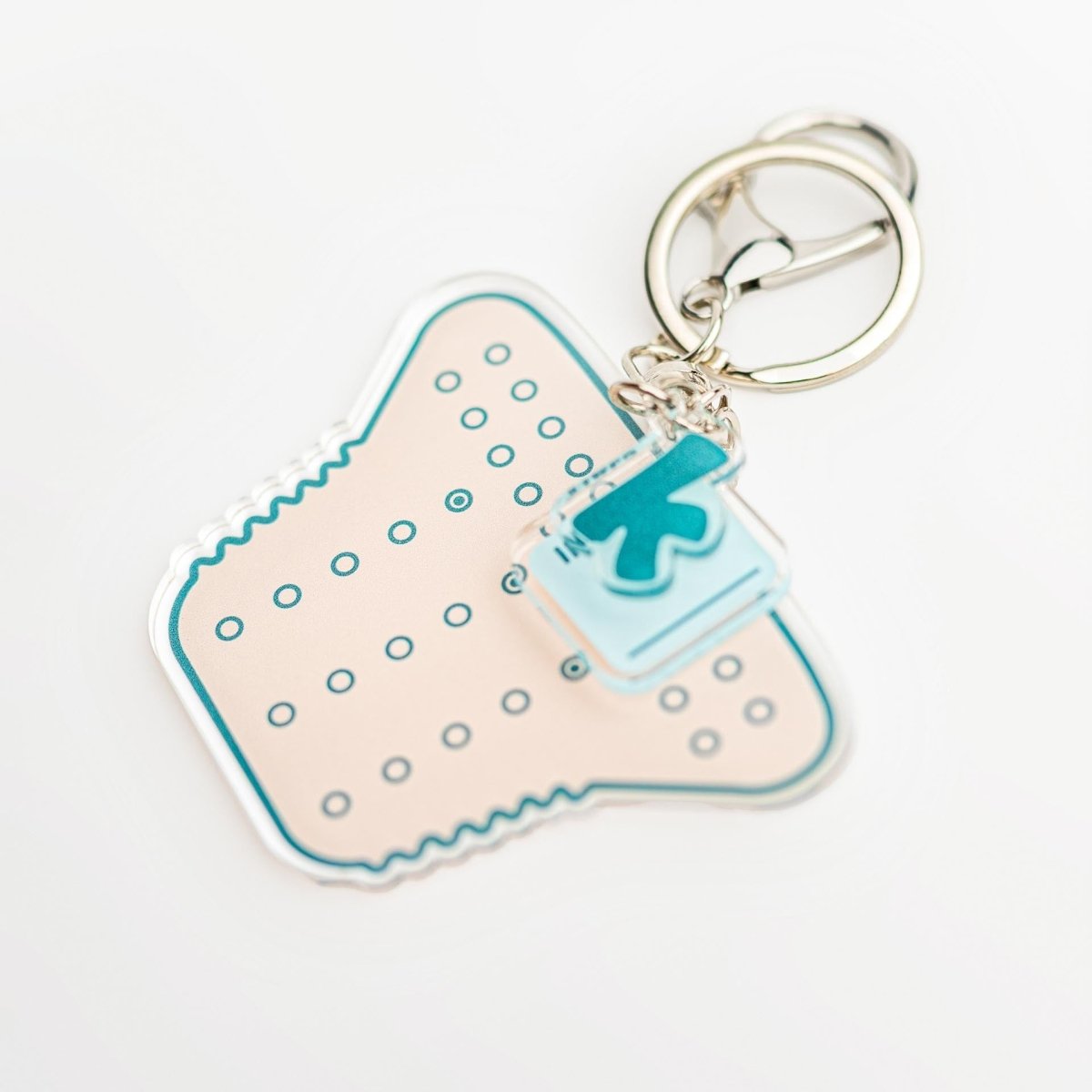 Cloth Diaper Snap Setting Keychain, Daycare Friendly Acrylic Guide for One Size Diapers - Kinder Cloth Diaper Co. - 31 - 07 - 01 - modern reusable cloth diapers and more for birth to potty training - Pittsburgh Based Small Business