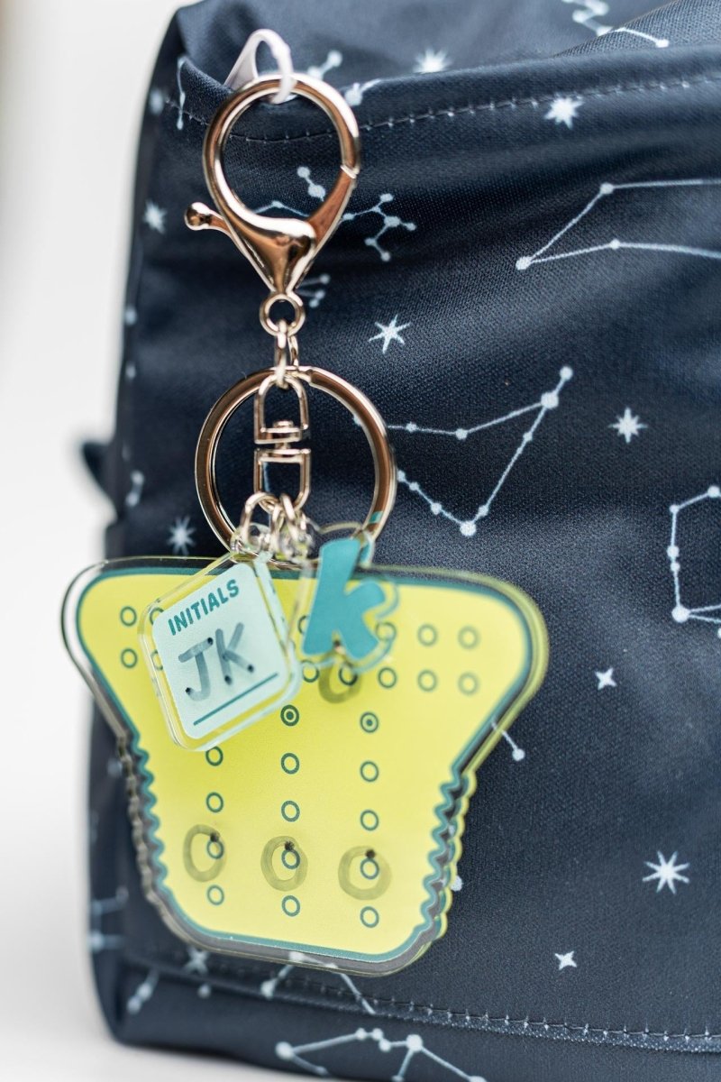 Cloth Diaper Snap Setting Keychain, Daycare Friendly Acrylic Guide for One Size Diapers - Kinder Cloth Diaper Co. - 31 - 06 - 04 - modern reusable cloth diapers and more for birth to potty training - Pittsburgh Based Small Business