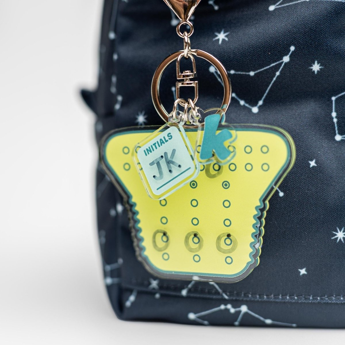 Cloth Diaper Snap Setting Keychain, Daycare Friendly Acrylic Guide for One Size Diapers - Kinder Cloth Diaper Co. - 31 - 07 - 01 - modern reusable cloth diapers and more for birth to potty training - Pittsburgh Based Small Business