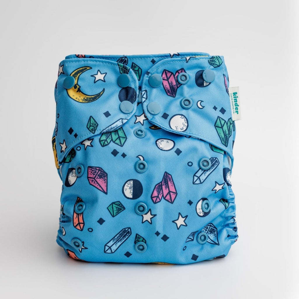 Crystal Clear by Bree Brennan - Modern - Cloth - Diapers - Pocket Diaper - Kinder Cloth Diaper Co. - Pittsburgh - Based - Small - Business - Woman - Owned