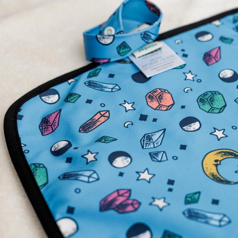Crystal Clear by Bree Brennan - Modern - Cloth - Diapers - Change Mat - Kinder Cloth Diaper Co. - Pittsburgh - Based - Small - Business - Woman - Owned