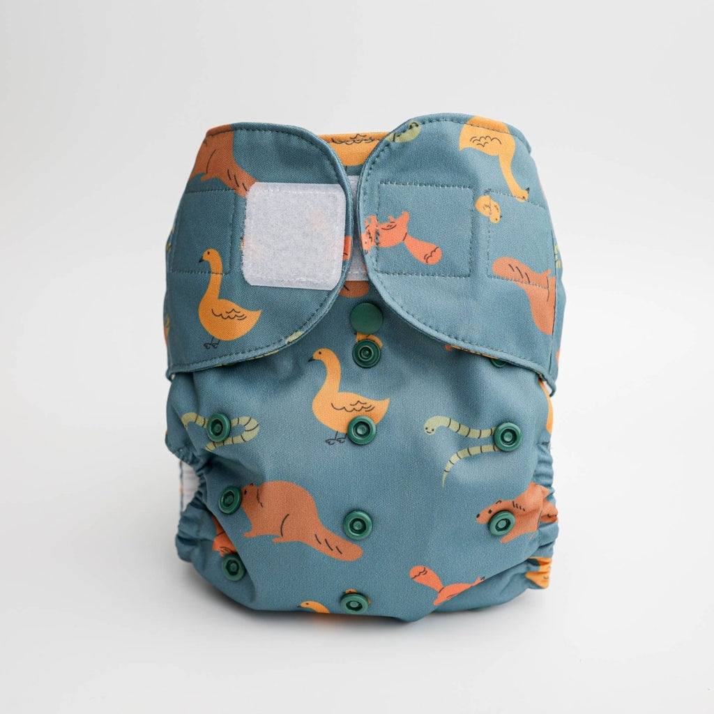Luxe Pocket Cloth Diaper with Dual Inner Gussets and Athletic Wicking Jersey - Kinder Cloth Diaper Co. - 16 - 02 - 02 - modern reusable cloth diapers and more for birth to potty training - Pittsburgh Based Small Business