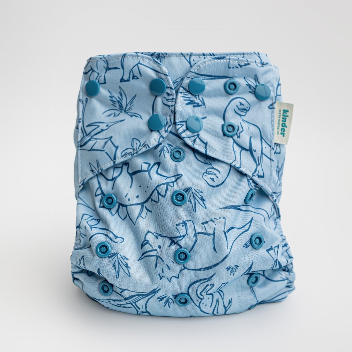 Dainty Dinos - Modern - Cloth - Diapers - Pocket Diaper - Kinder Cloth Diaper Co. - Pittsburgh - Based - Small - Business - Woman - Owned