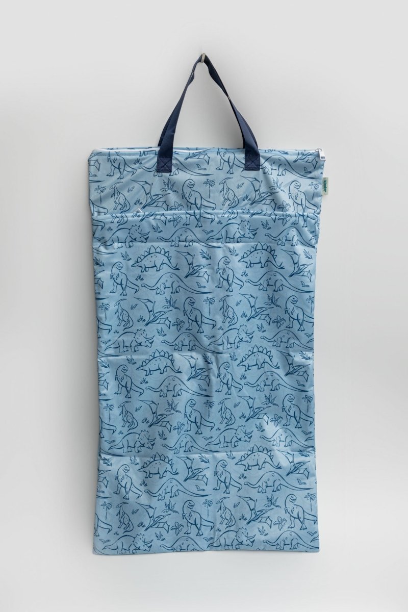Dainty Dinos - Modern - Cloth - Diapers - Wet Bag - Kinder Cloth Diaper Co. - Pittsburgh - Based - Small - Business - Woman - Owned