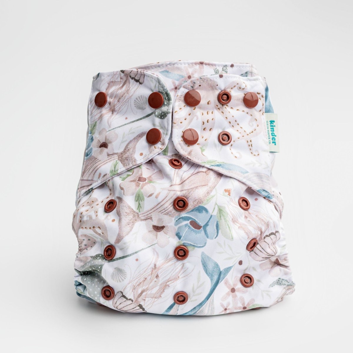 Deep Sea Dreams - Modern - Cloth - Diapers - Pocket Diaper - Kinder Cloth Diaper Co. - Pittsburgh - Based - Small - Business - Woman - Owned