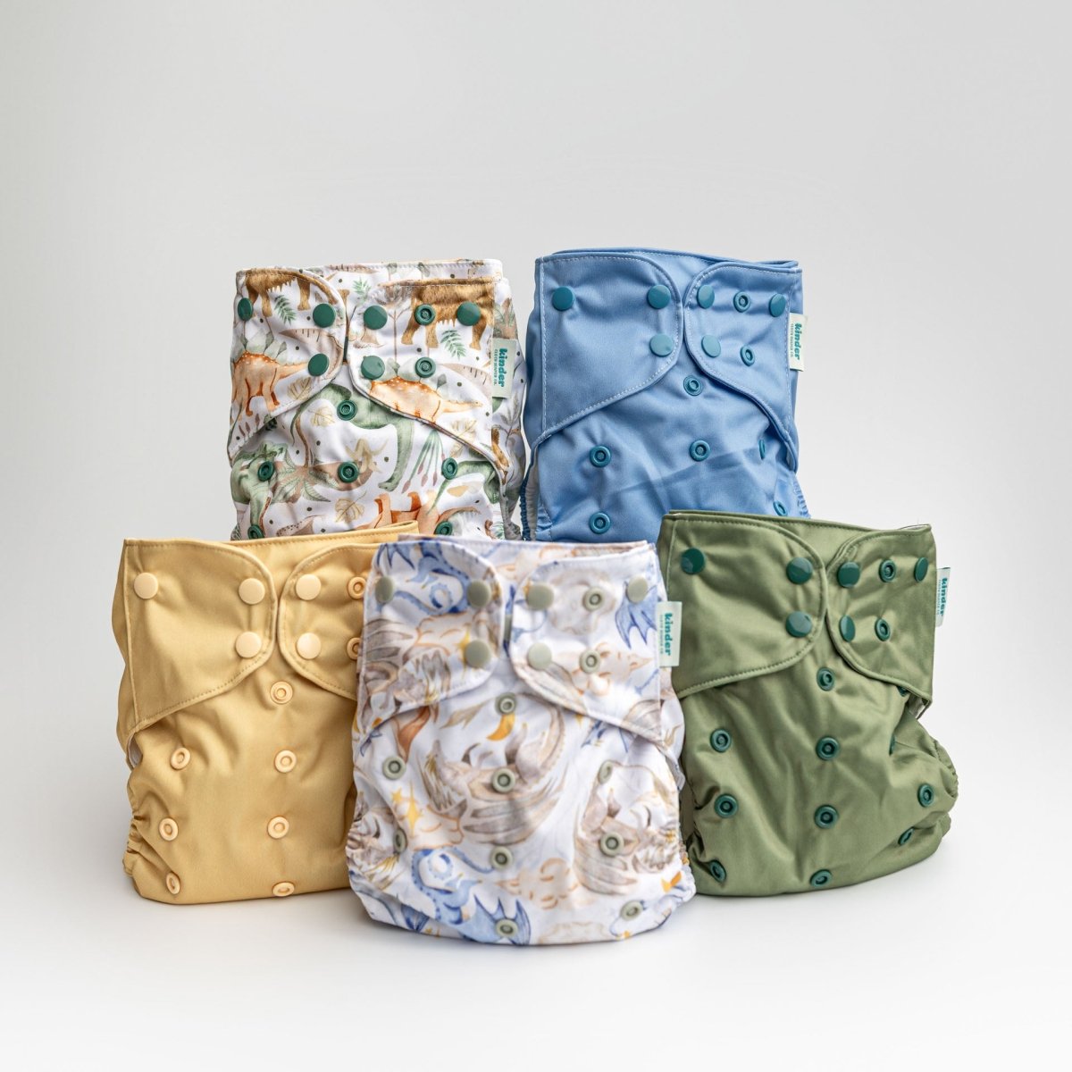 Deep Sea Dreams - Modern - Cloth - Diapers - Pocket Diaper - Kinder Cloth Diaper Co. - Pittsburgh - Based - Small - Business - Woman - Owned
