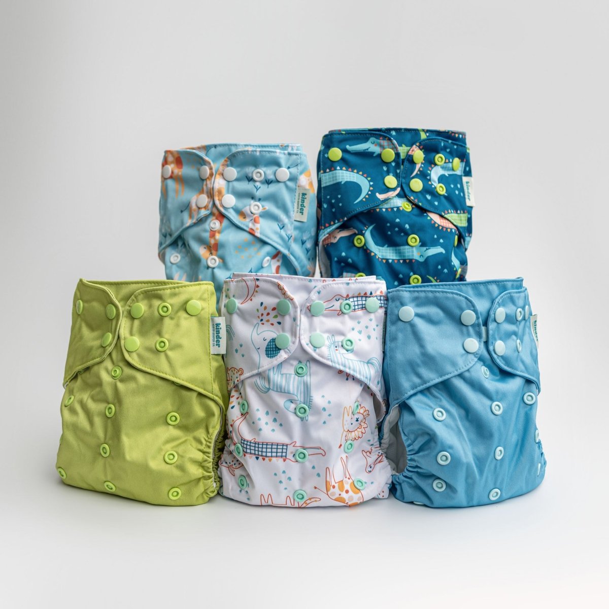 Deep Sea Dreams - Modern - Cloth - Diapers - Pocket Diaper - Kinder Cloth Diaper Co. - Pittsburgh - Based - Small - Business - Woman - Owned