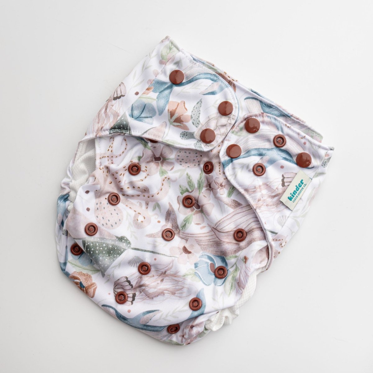 Deep Sea Dreams - Modern - Cloth - Diapers - Swim Diaper - Kinder Cloth Diaper Co. - Pittsburgh - Based - Small - Business - Woman - Owned