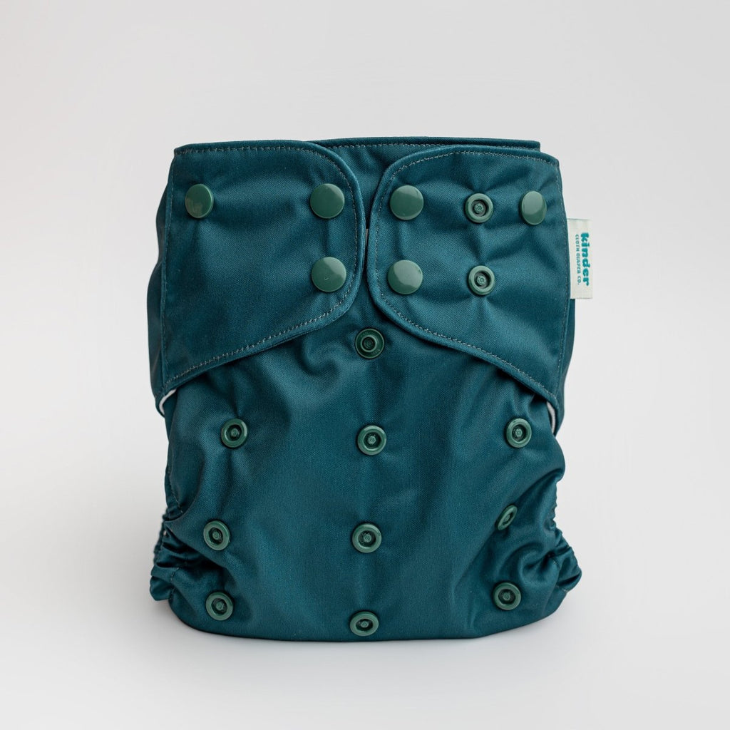 Deep Sea - Modern - Cloth - Diapers - Pocket Diaper - Kinder Cloth Diaper Co. - Pittsburgh - Based - Small - Business - Woman - Owned
