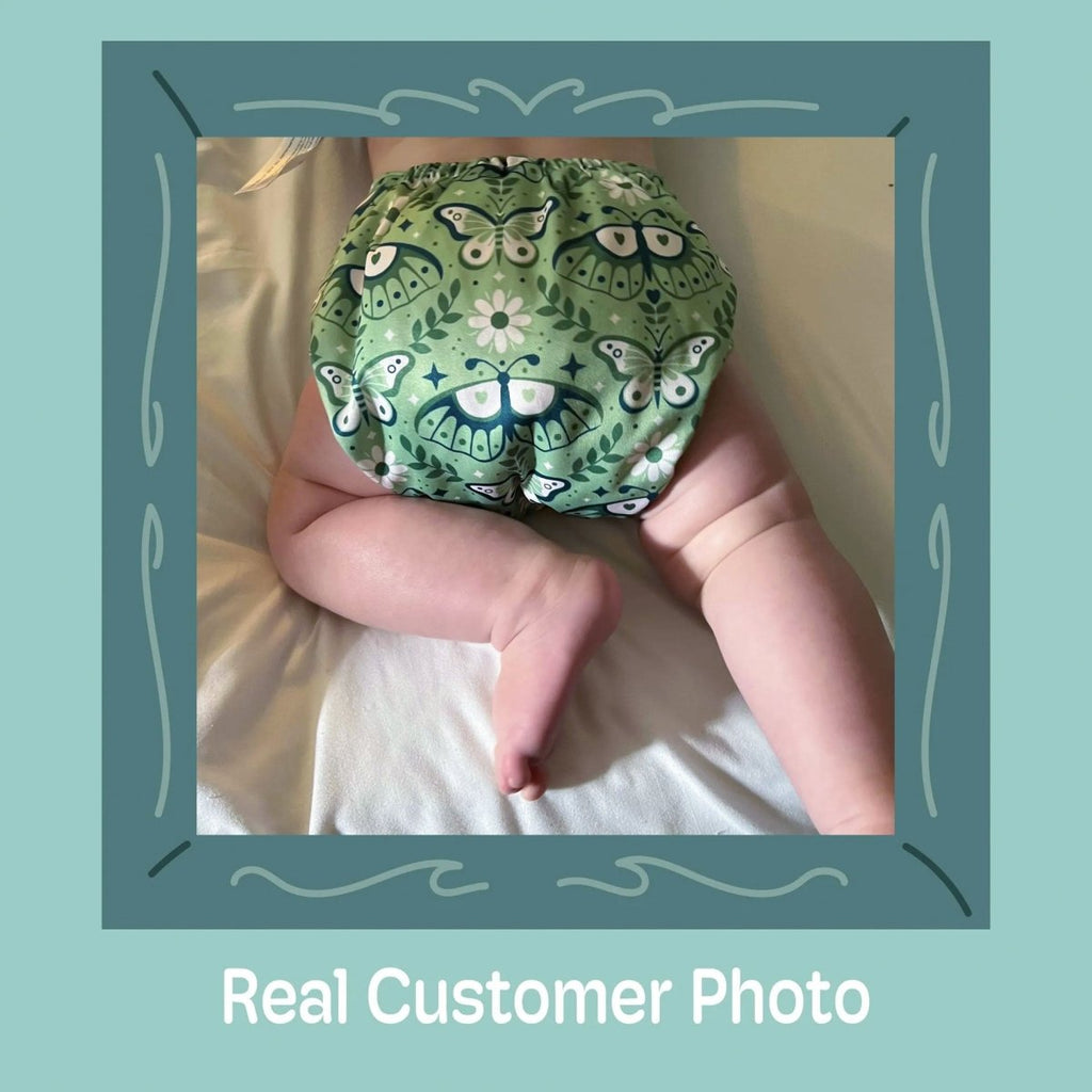 Nature: Essentials Pocket Cloth Diaper with Athletic Wicking Jersey, Grows with your Baby - Kinder Cloth Diaper Co. - 02 - 04 - 03 - modern reusable cloth diapers and more for birth to potty training - Pittsburgh Based Small Business