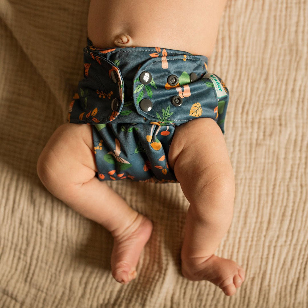 Pollinator Paradise - Modern - Cloth - Diapers - Pocket Diaper - Kinder Cloth Diaper Co. - Pittsburgh - Based - Small - Business - Woman - Owned