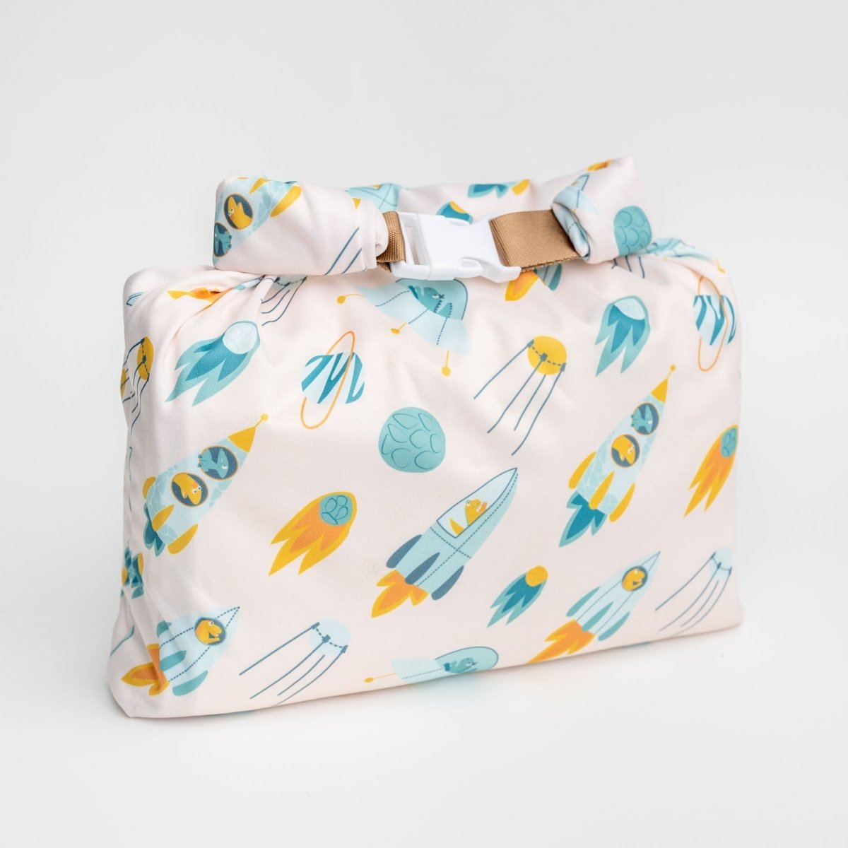 Dino Space Launch - Modern - Cloth - Diapers - Wet Bag - Kinder Cloth Diaper Co. - Pittsburgh - Based - Small - Business - Woman - Owned