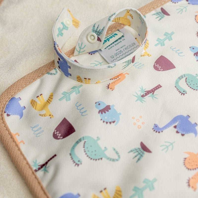 Doodled Dinos - Modern - Cloth - Diapers - Change Mat - Kinder Cloth Diaper Co. - Pittsburgh - Based - Small - Business - Woman - Owned