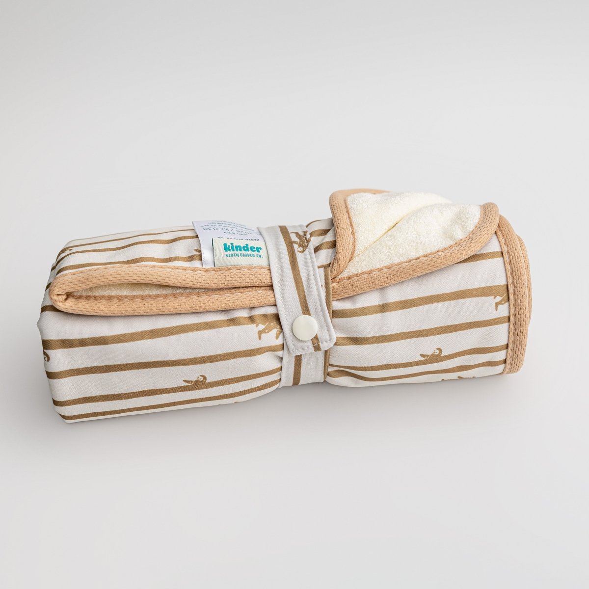 Doodled Dinos - Modern - Cloth - Diapers - Change Mat - Kinder Cloth Diaper Co. - Pittsburgh - Based - Small - Business - Woman - Owned