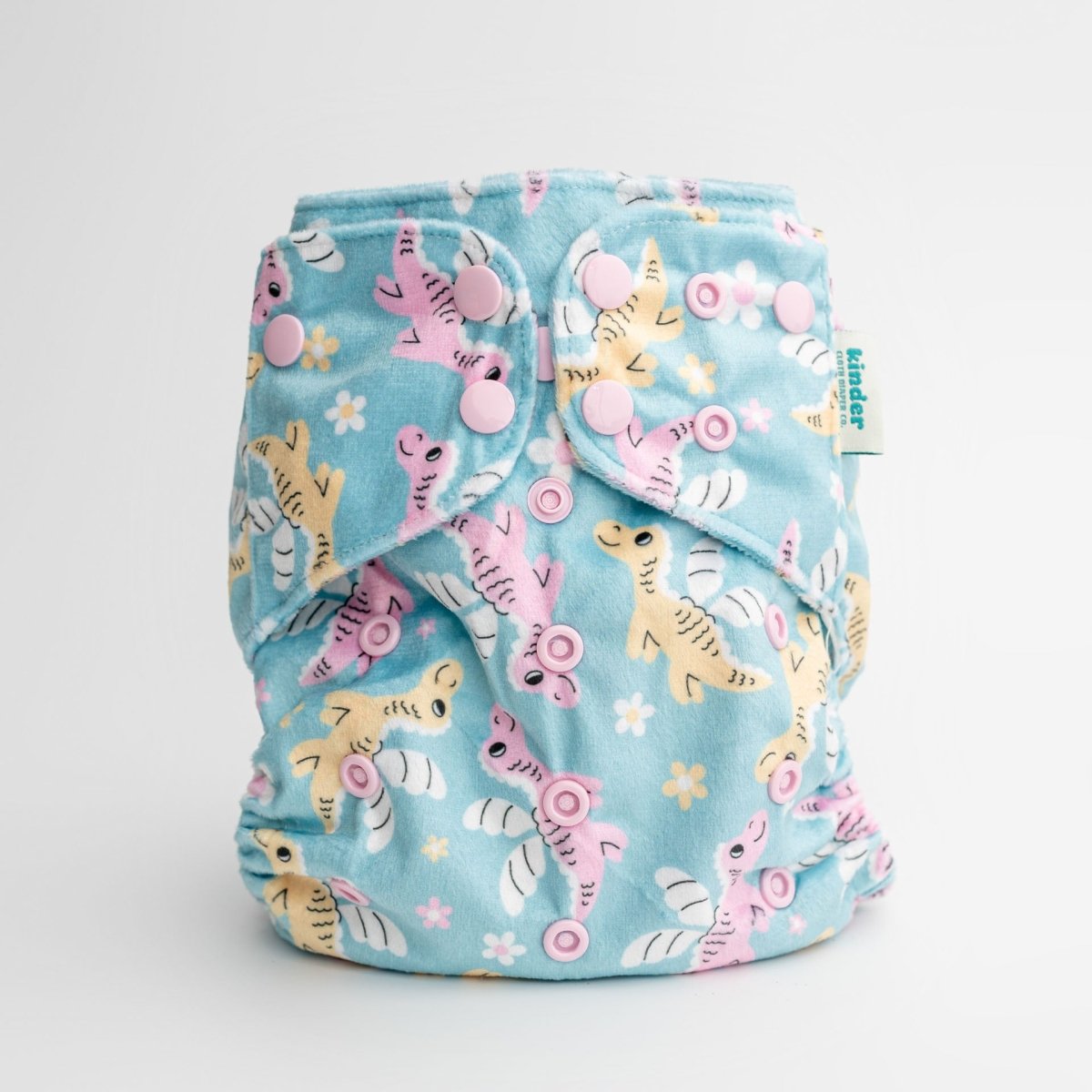 Dragon Blossoms - Modern - Cloth - Diapers - Pocket Diaper - Kinder Cloth Diaper Co. - Pittsburgh - Based - Small - Business - Woman - Owned