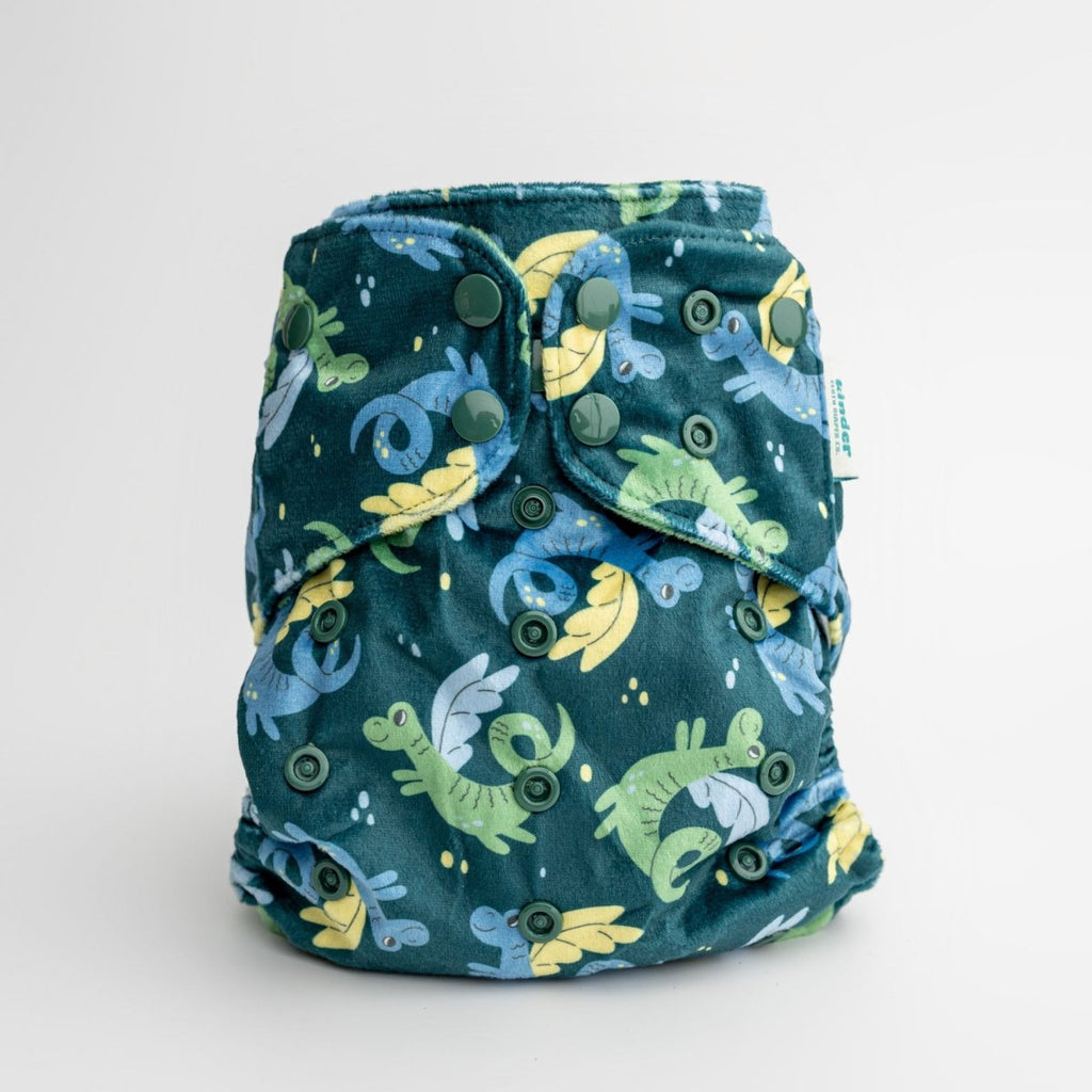 Dragon Pals - Modern - Cloth - Diapers - Pocket Diaper - Kinder Cloth Diaper Co. - Pittsburgh - Based - Small - Business - Woman - Owned