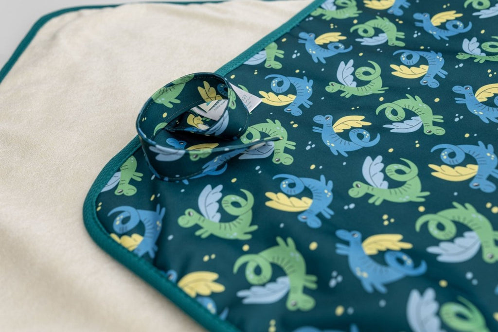 Dragon Pals - Modern - Cloth - Diapers - Change Mat - Kinder Cloth Diaper Co. - Pittsburgh - Based - Small - Business - Woman - Owned