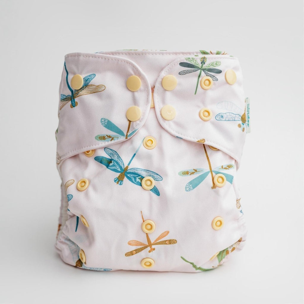 Dragonfly Dreams - Modern - Cloth - Diapers - Pocket Diaper - Kinder Cloth Diaper Co. - Pittsburgh - Based - Small - Business - Woman - Owned