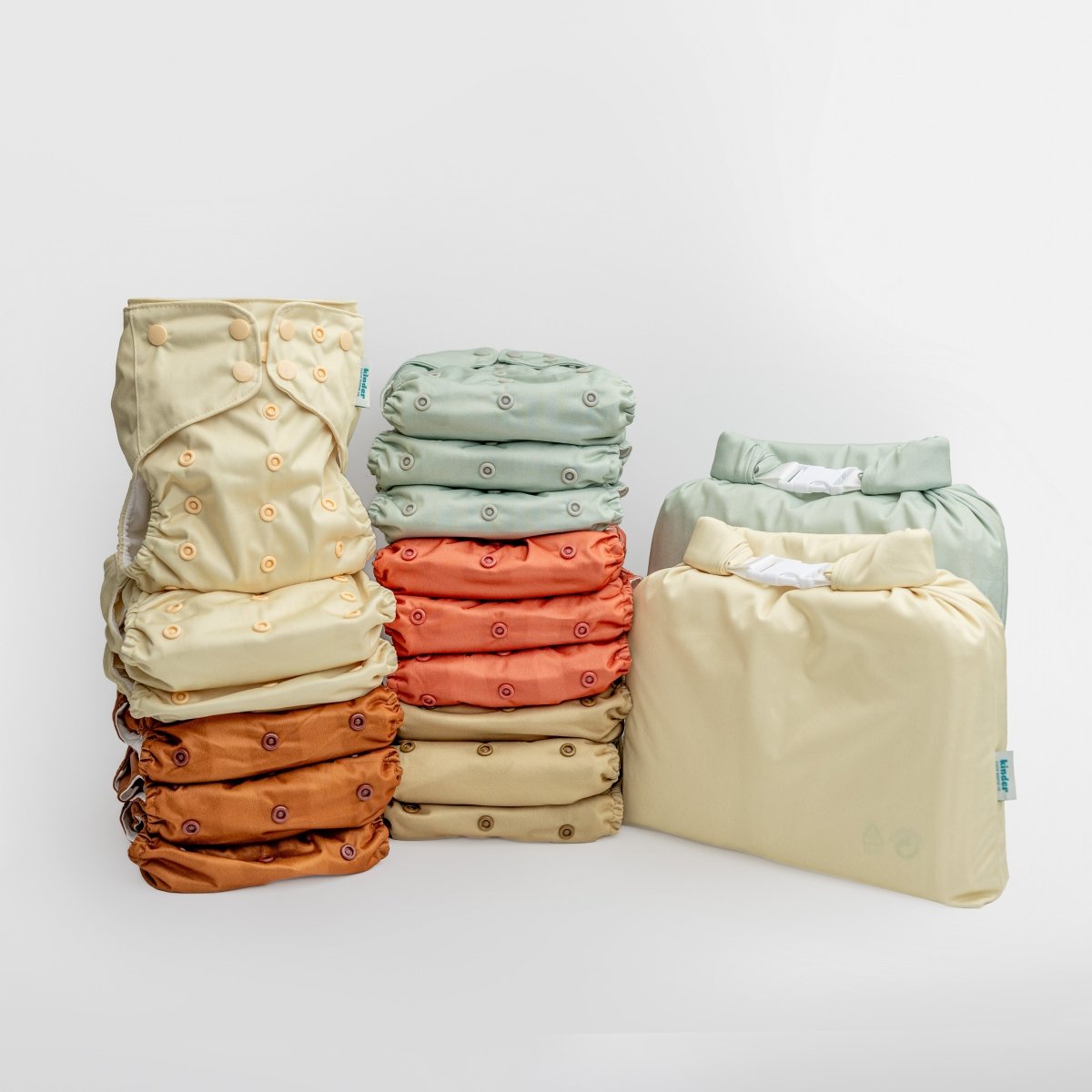 -Modern-Cloth-Diapers-New Parent Starter Bundle-Kinder Cloth Diaper Co.-Pittsburgh-Based-Small-Business-Woman-Owned