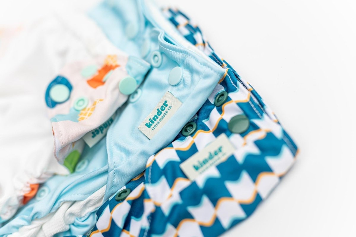 Reusable Swim Diapers with Athletic Wicking Jersey (7 - 60lbs) - Kinder Cloth Diaper Co. - modern reusable cloth diapers and more for birth to potty training - Pittsburgh Based Small Business