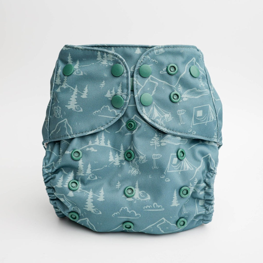 Luxe Pocket Cloth Diaper with Dual Inner Gussets and Athletic Wicking Jersey - Kinder Cloth Diaper Co. - 13 - 05 - 03 - modern reusable cloth diapers and more for birth to potty training - Pittsburgh Based Small Business