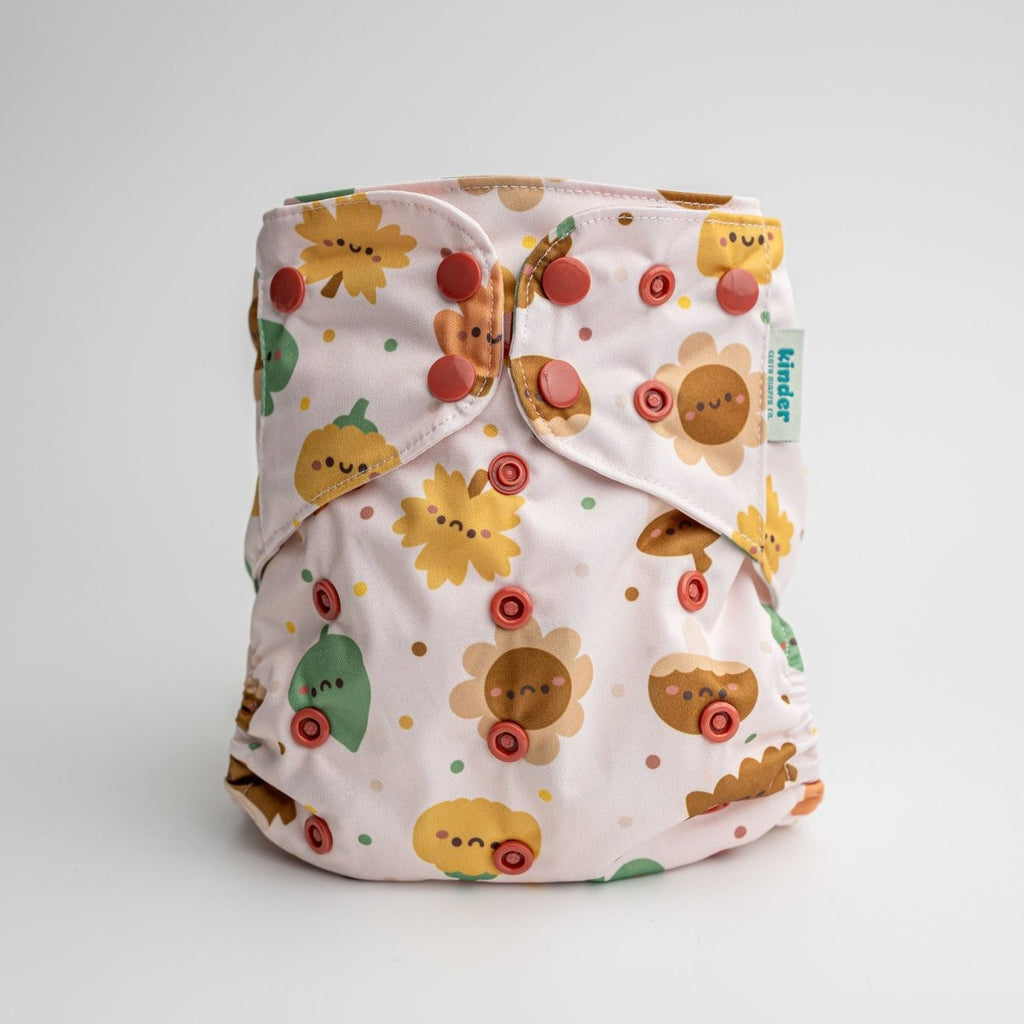 Fall Bliss - Modern - Cloth - Diapers - Pocket Diaper - Kinder Cloth Diaper Co. - Pittsburgh - Based - Small - Business - Woman - Owned