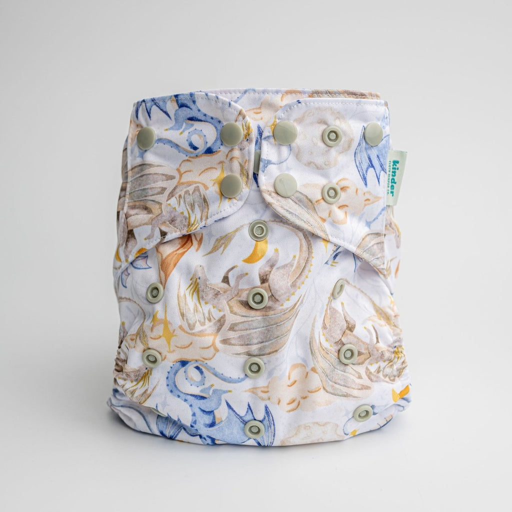 Fantasy Dreams - Modern - Cloth - Diapers - Pocket Diaper - Kinder Cloth Diaper Co. - Pittsburgh - Based - Small - Business - Woman - Owned