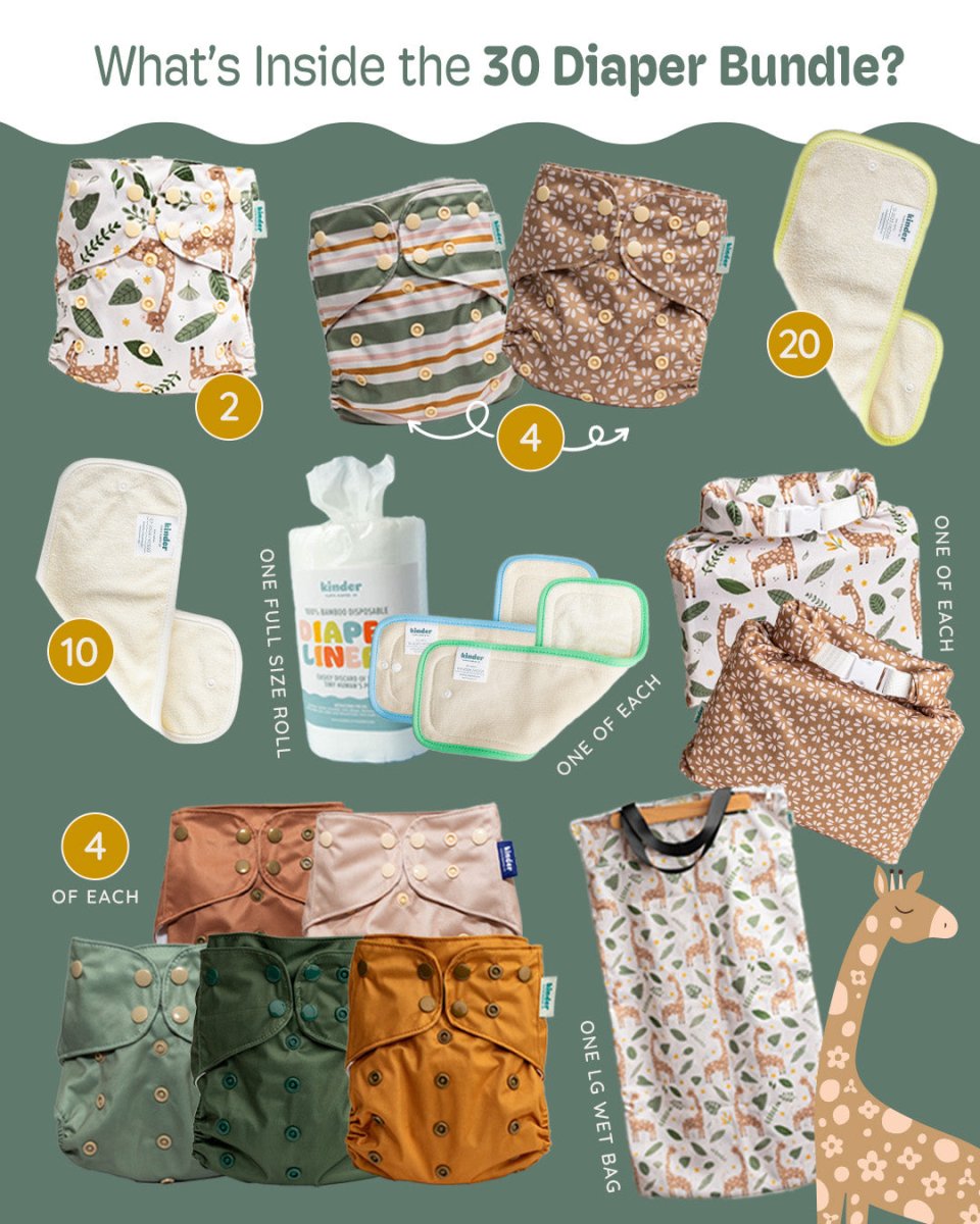 Farm Friends - Modern - Cloth - Diapers - Pocket Diaper - Kinder Cloth Diaper Co. - Pittsburgh - Based - Small - Business - Woman - Owned