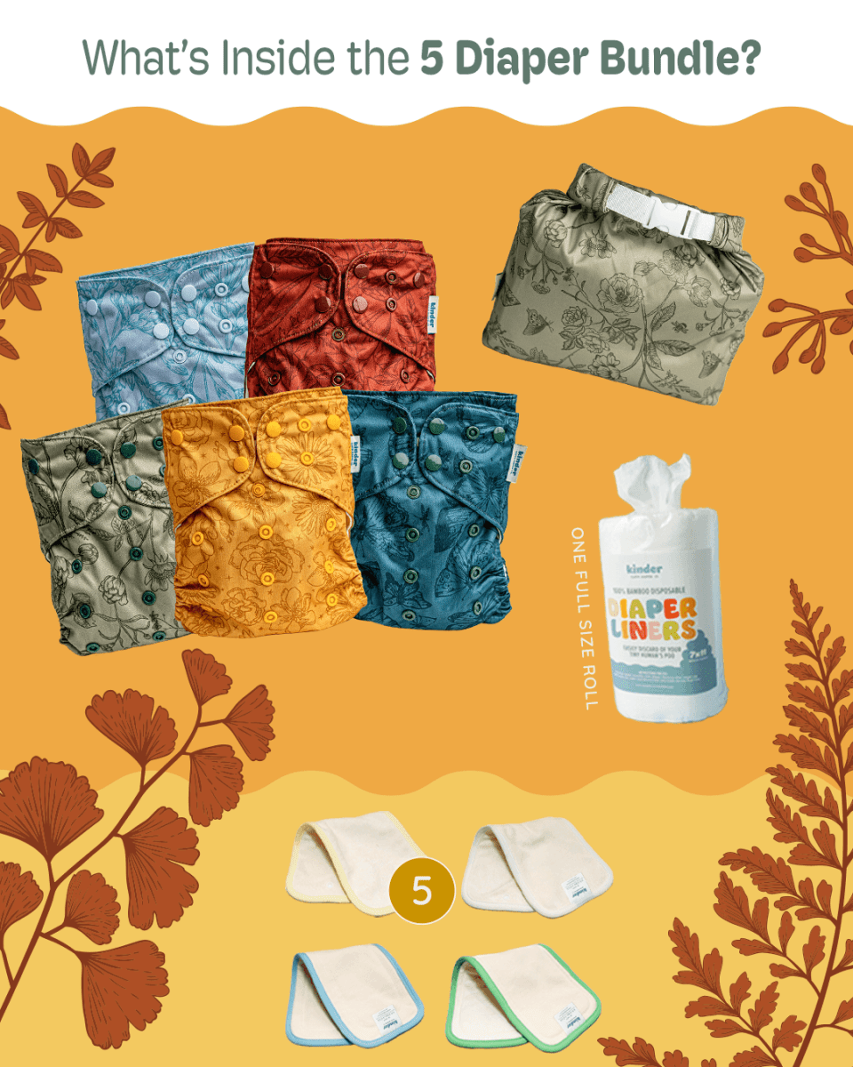 Farm Friends - Modern - Cloth - Diapers - Pocket Diaper - Kinder Cloth Diaper Co. - Pittsburgh - Based - Small - Business - Woman - Owned