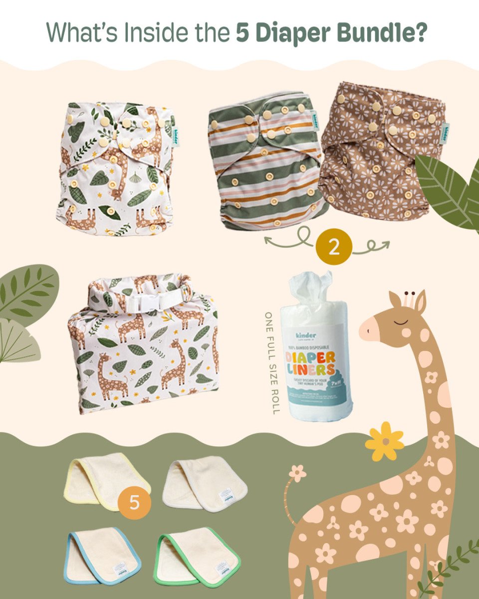 Farm Friends - Modern - Cloth - Diapers - Pocket Diaper - Kinder Cloth Diaper Co. - Pittsburgh - Based - Small - Business - Woman - Owned
