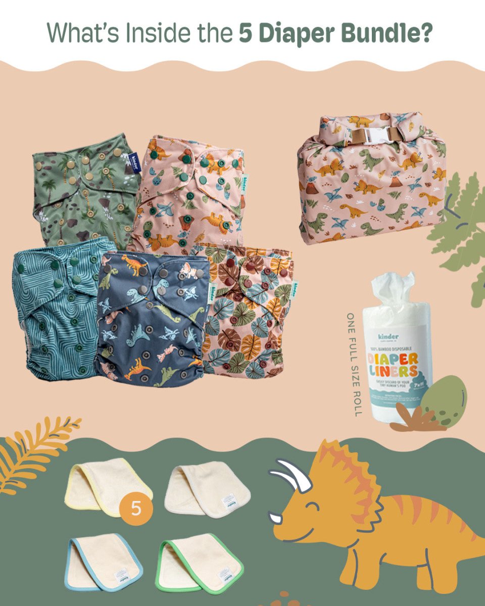 Farm Friends - Modern - Cloth - Diapers - Pocket Diaper - Kinder Cloth Diaper Co. - Pittsburgh - Based - Small - Business - Woman - Owned