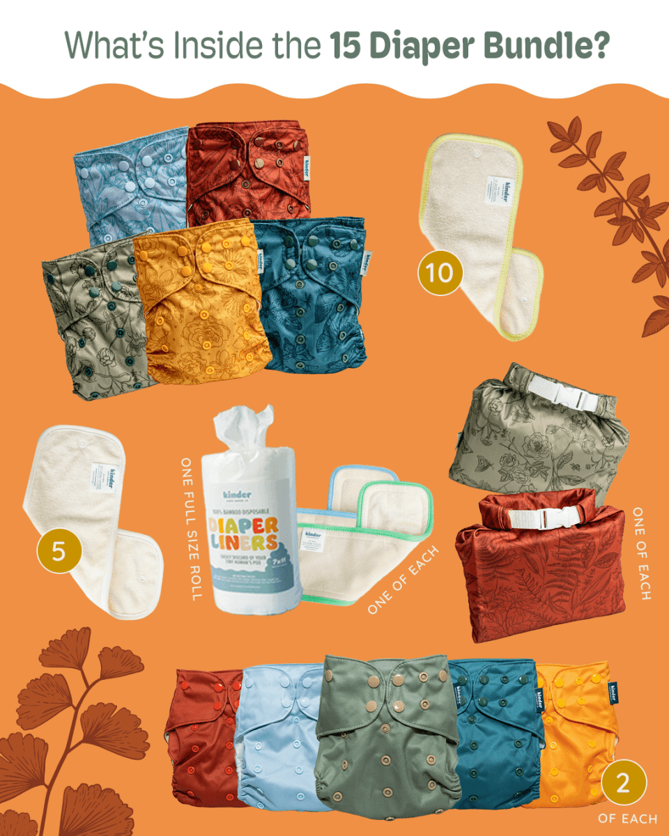 Farm Friends - Modern - Cloth - Diapers - Pocket Diaper - Kinder Cloth Diaper Co. - Pittsburgh - Based - Small - Business - Woman - Owned