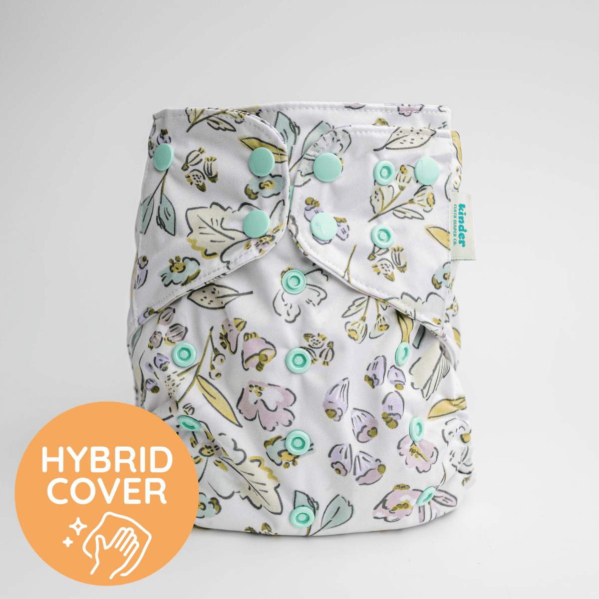 Fleur - Modern - Cloth - Diapers - Diaper Cover - Kinder Cloth Diaper Co. - Pittsburgh - Based - Small - Business - Woman - Owned