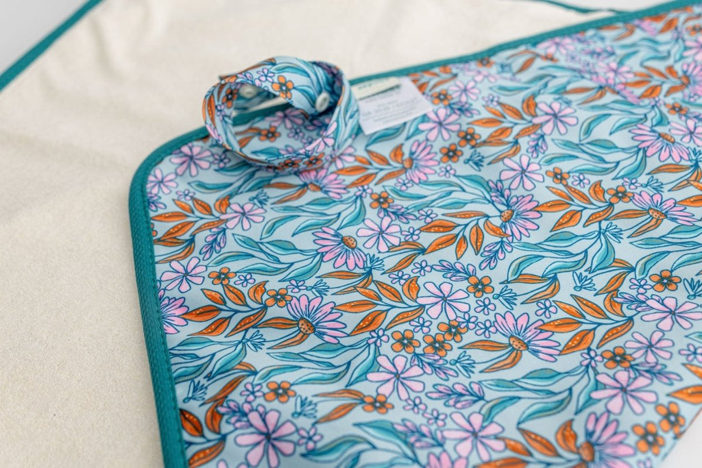 Floral Drift - Modern - Cloth - Diapers - Change Mat - Kinder Cloth Diaper Co. - Pittsburgh - Based - Small - Business - Woman - Owned
