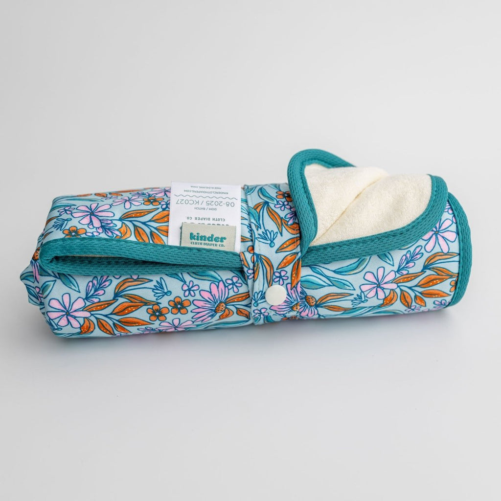 Floral Drift - Modern - Cloth - Diapers - Change Mat - Kinder Cloth Diaper Co. - Pittsburgh - Based - Small - Business - Woman - Owned
