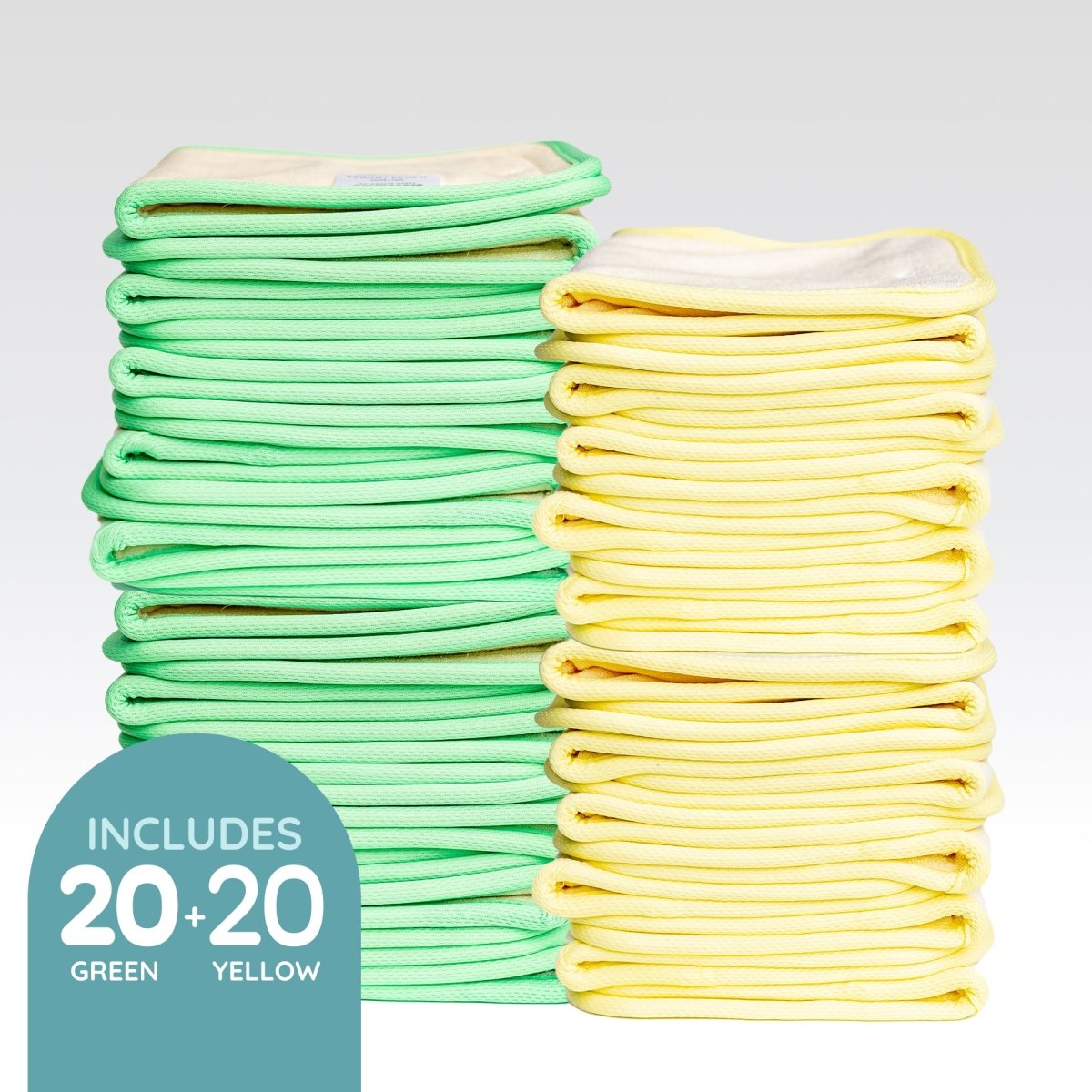 Full Time Regular Absorbency Value Bundle (40 Pack) – Kinder Cloth ...