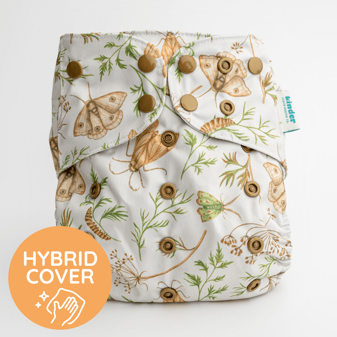 Garden Friends - Modern - Cloth - Diapers - Diaper Cover - Kinder Cloth Diaper Co. - Pittsburgh - Based - Small - Business - Woman - Owned