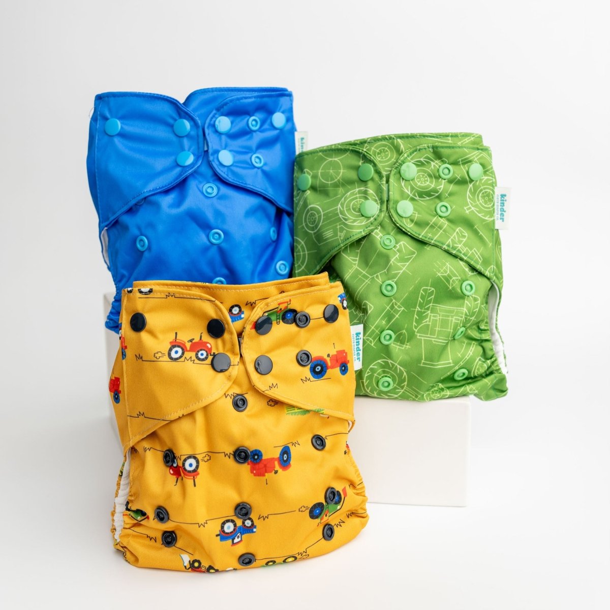 Golf Green - Modern - Cloth - Diapers - Pocket Diaper - Kinder Cloth Diaper Co. - Pittsburgh - Based - Small - Business - Woman - Owned