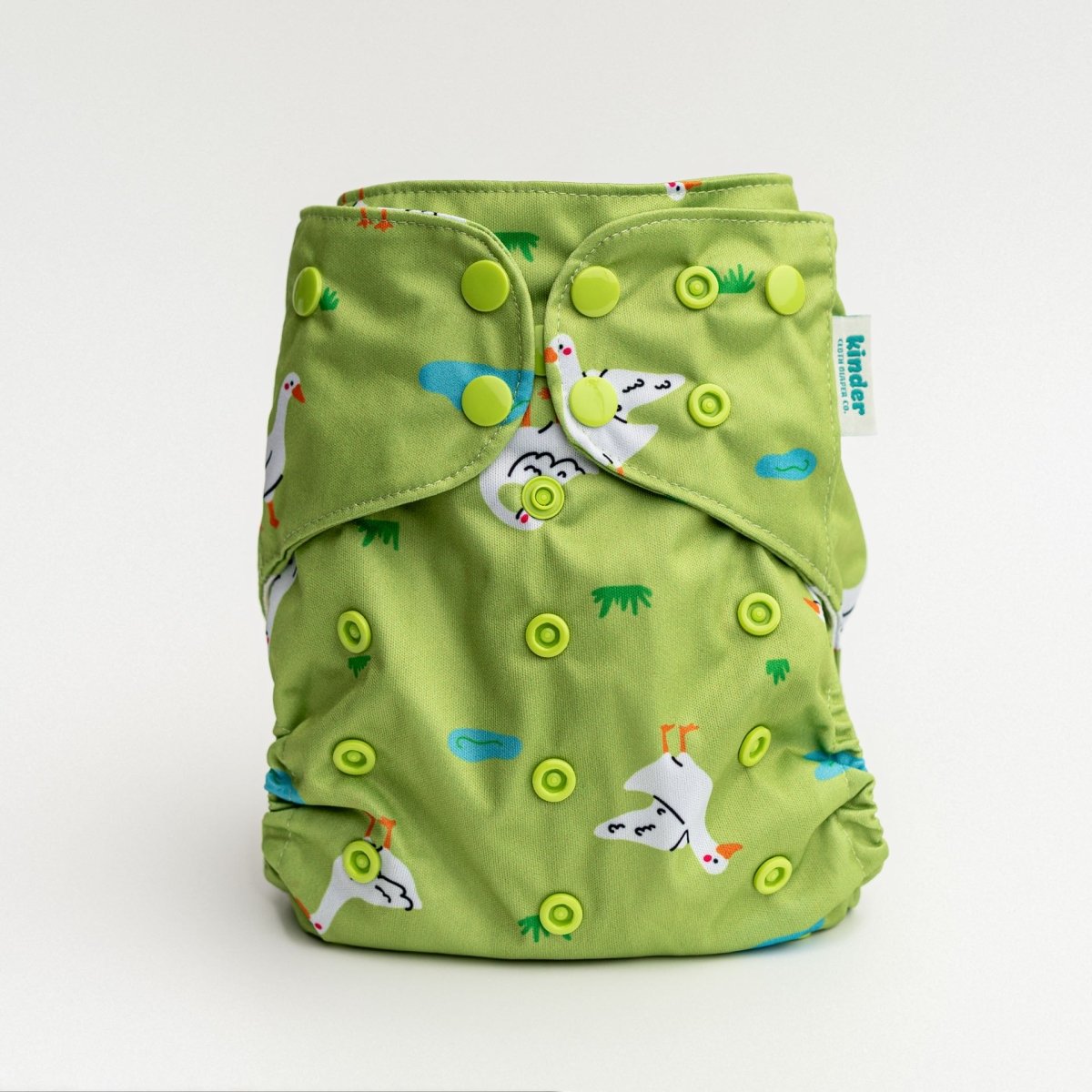 Goose on the Loose - Modern - Cloth - Diapers - Pocket Diaper - Kinder Cloth Diaper Co. - Pittsburgh - Based - Small - Business - Woman - Owned