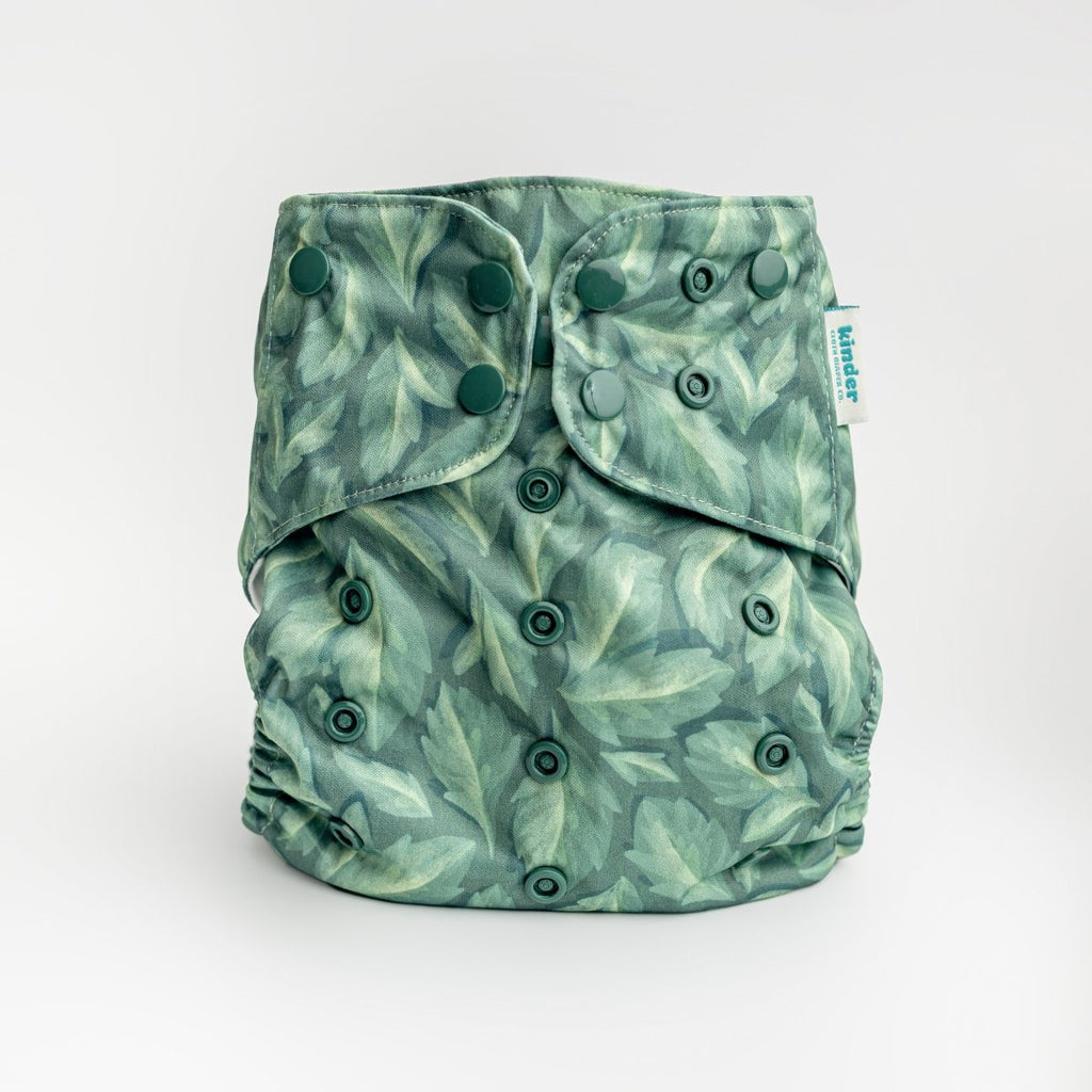 Green Thumb - Modern - Cloth - Diapers - Pocket Diaper - Kinder Cloth Diaper Co. - Pittsburgh - Based - Small - Business - Woman - Owned