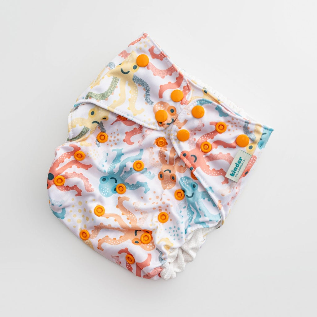 Happy Rays - Modern - Cloth - Diapers - Swim Diaper - Kinder Cloth Diaper Co. - Pittsburgh - Based - Small - Business - Woman - Owned