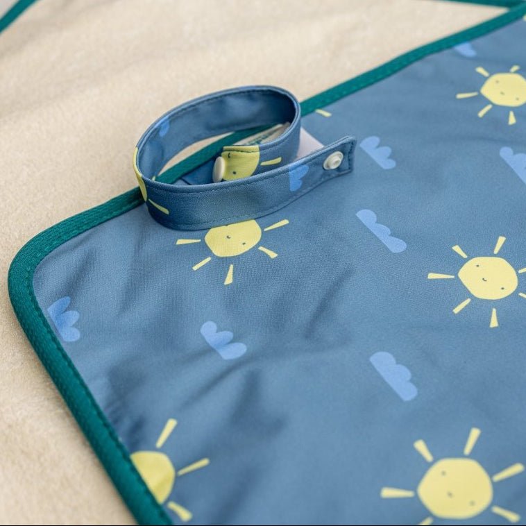 Happy Rays - Modern - Cloth - Diapers - Change Mat - Kinder Cloth Diaper Co. - Pittsburgh - Based - Small - Business - Woman - Owned