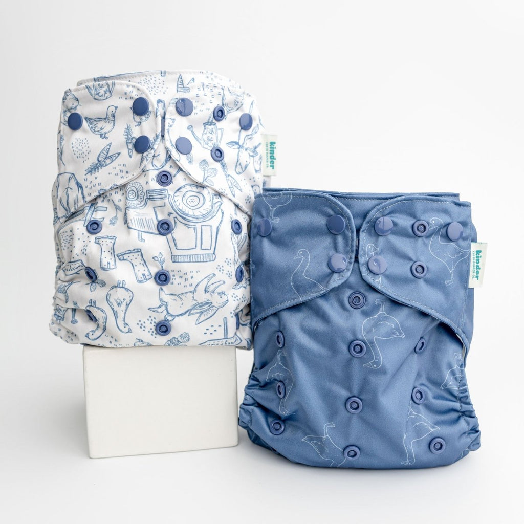 Homegrown - Modern - Cloth - Diapers - Pocket Diaper - Kinder Cloth Diaper Co. - Pittsburgh - Based - Small - Business - Woman - Owned