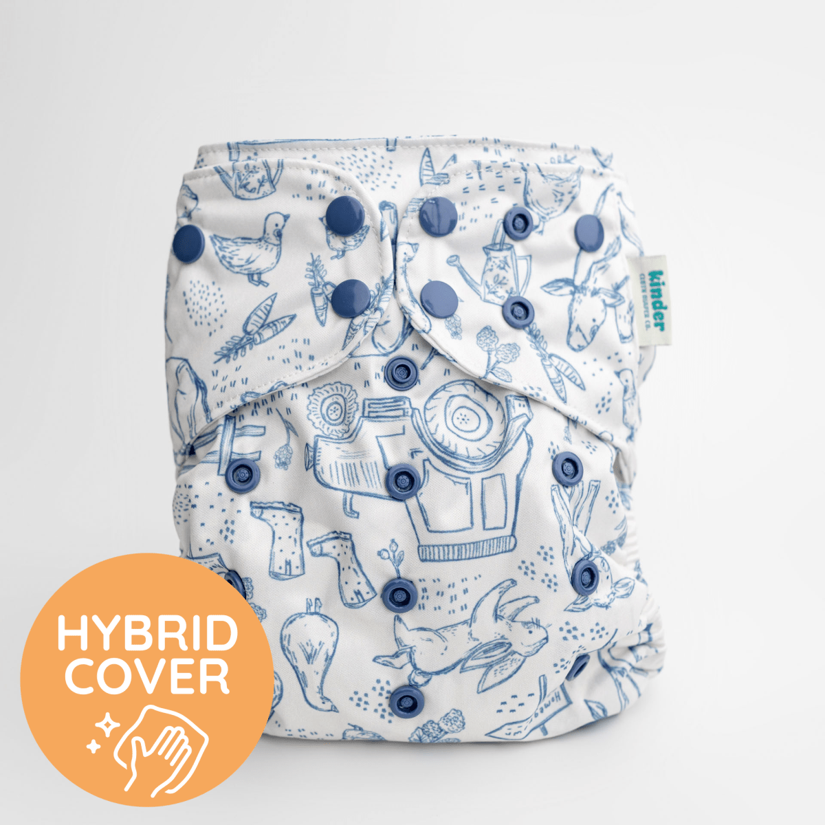 Homegrown - Modern - Cloth - Diapers - Diaper Cover - Kinder Cloth Diaper Co. - Pittsburgh - Based - Small - Business - Woman - Owned
