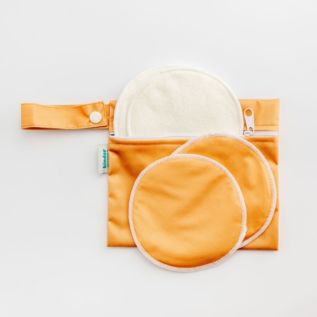 Honey - Warm Neutrals - Modern - Cloth - Diapers - Breast Pad - Kinder Cloth Diaper Co. - Pittsburgh - Based - Small - Business - Woman - Owned