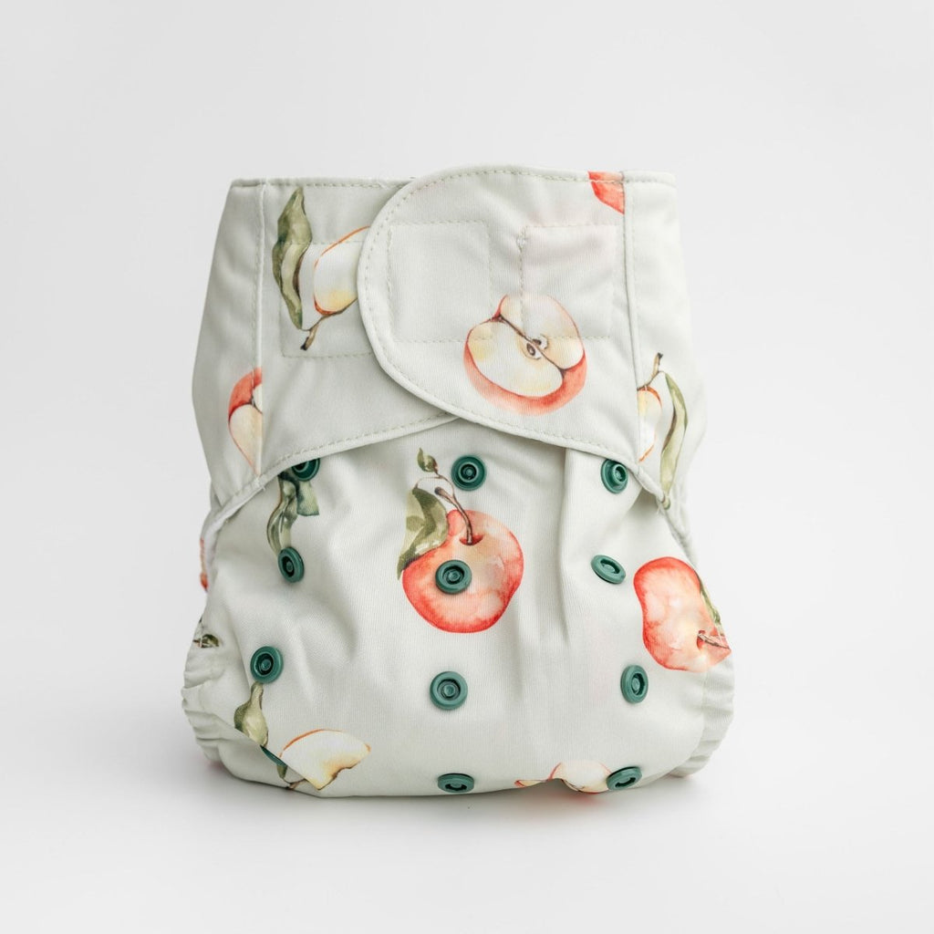 Honeycrisp - Watercolor - Modern - Cloth - Diapers - Luxe Pocket Diaper - Kinder Cloth Diaper Co. - Pittsburgh - Based - Small - Business - Woman - Owned