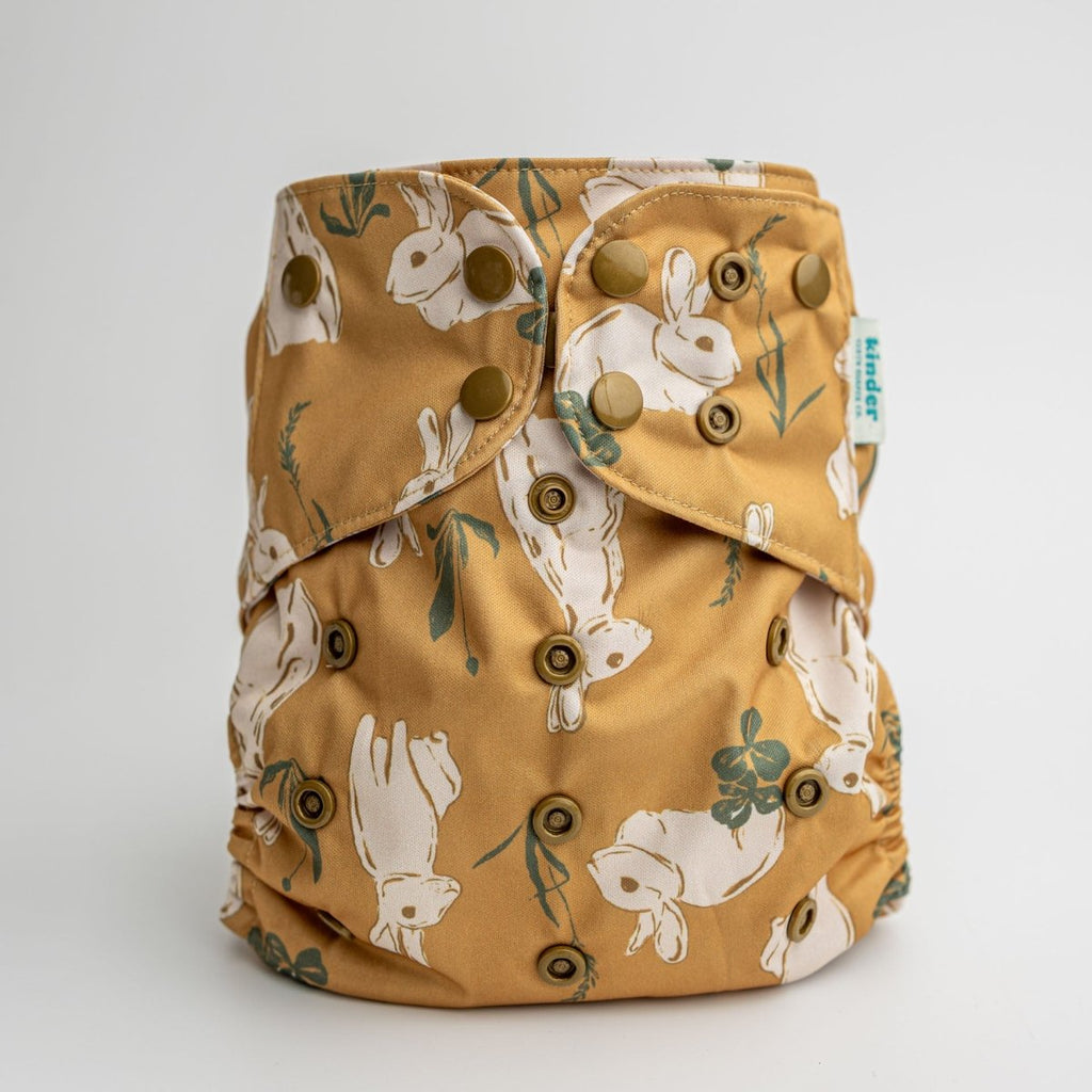 Honeyed Hares - Modern - Cloth - Diapers - Pocket Diaper - Kinder Cloth Diaper Co. - Pittsburgh - Based - Small - Business - Woman - Owned
