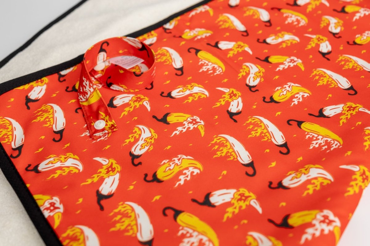 Hot Peppers - Modern - Cloth - Diapers - Change Mat - Kinder Cloth Diaper Co. - Pittsburgh - Based - Small - Business - Woman - Owned