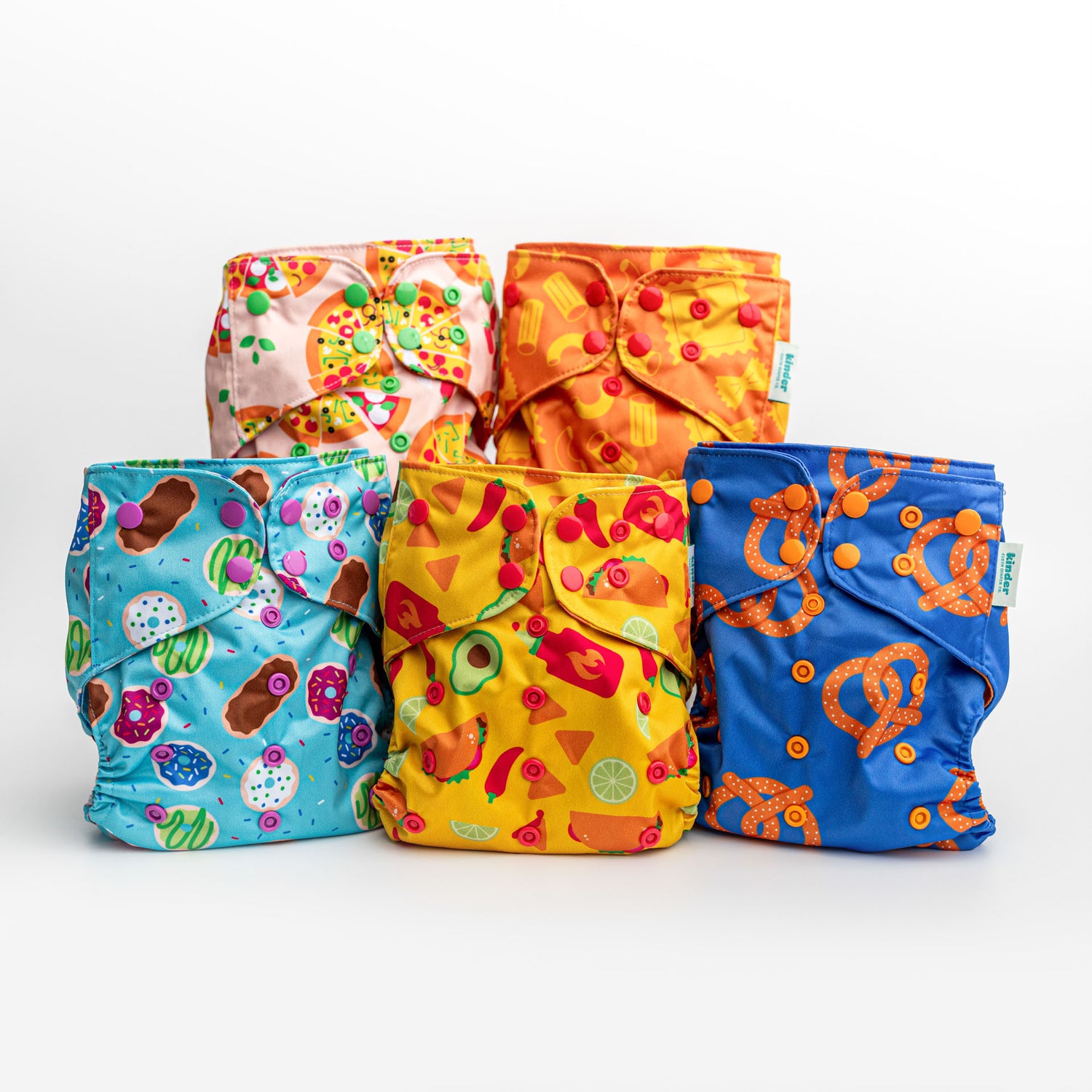 Food: Essentials Pocket Cloth Diaper with Athletic Wicking Jersey, Grows with your Baby