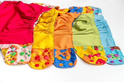 Food: Essentials Pocket Cloth Diaper with Athletic Wicking Jersey, Grows with your Baby